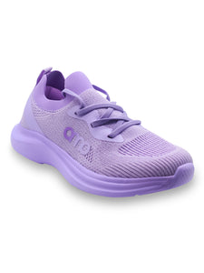 Amp Women’s Knitted Lace-Up Sneakers AW029-LAVENDER