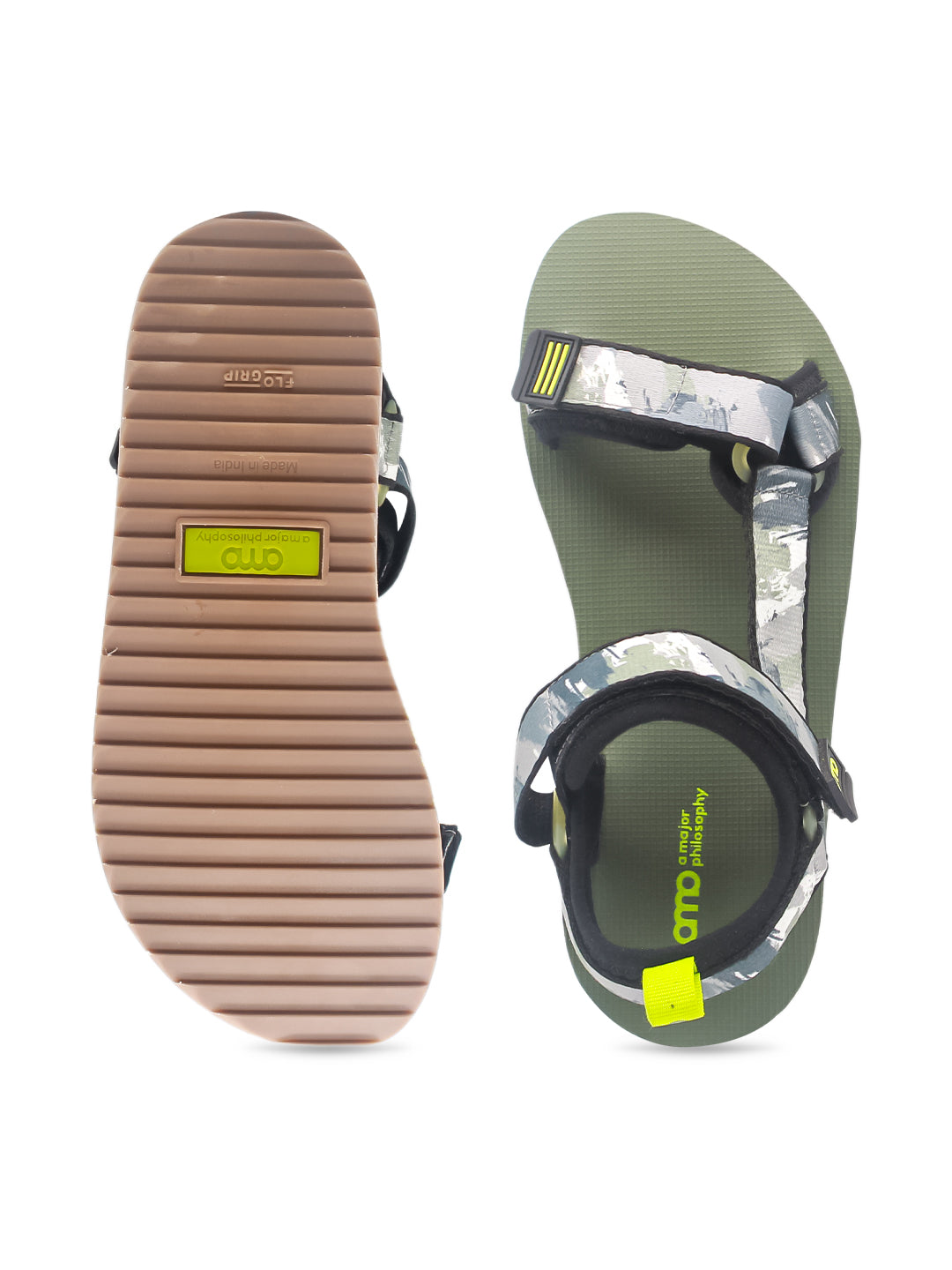 Amp Men's Sandel AM020-OLIVE