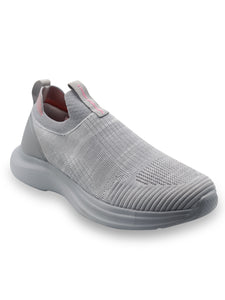 Amp Women’s Knitted Slip-On Sneakers AW026-GREY