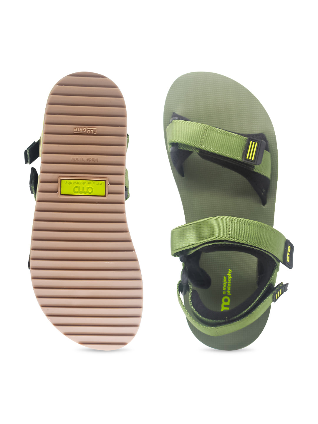 Amp Men's Sandel AM018-OLIVE